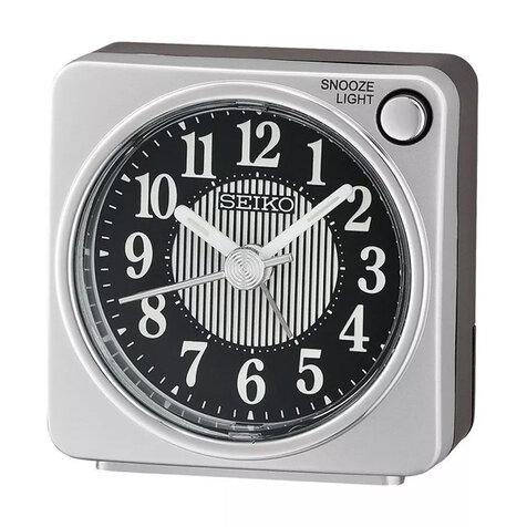 Seiko Clocks, QHE185S, .4cm, Alarm clock